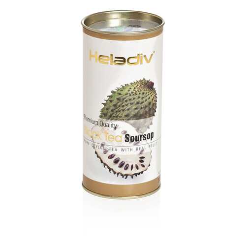 Чай Heladiv черный листовой BLACK SOURSOP (черный с соу-сэпом) в тубе 100 г