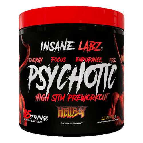 Предтренировочный комплекс INSANE LABZ Psychotic Hellboy Edition Ежевика (30 порций)