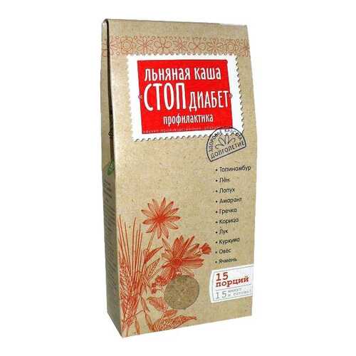 Каша льняная Компас Здоровья стоп диабет 400 г