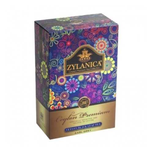 Чай черный листовой Zylanica ceylon premium collection бергамот FBOP 200 г