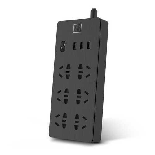 Сетевой фильтр Xiaomi Aigo Power Strip, 6 розеток, 1,8 м, Black