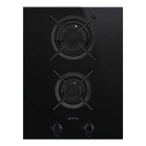 Встраиваемая газовая панель Smeg PV632CNX Black
