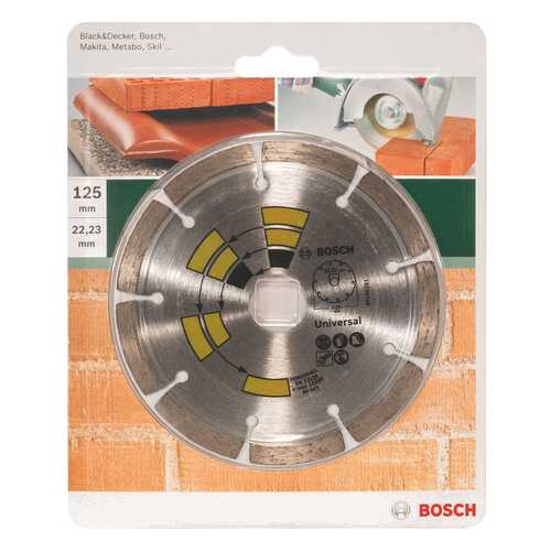 Алмазный диск Bosch УНИВЕРСАЛЬНЫЙ 125 мм DIY 2609256401