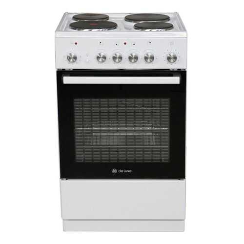 Электрическая плита DeLuxe 5004.16э White