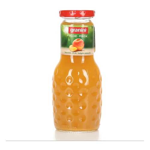 Нектар персиковый, стеклянная бутылка, Granini, 0.25 л, Франция