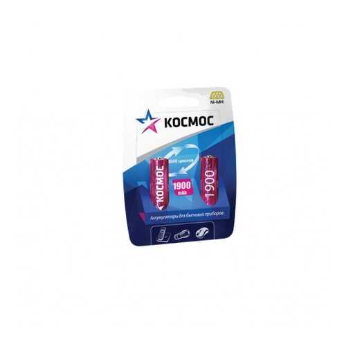 Аккумулятор КОСМОС KOCR6NIMH(1900MAH) AA (LR6) 2шт.