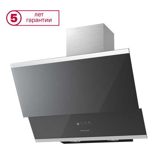 Вытяжка наклонная Krona Irma 600 Sensor Black/Silver