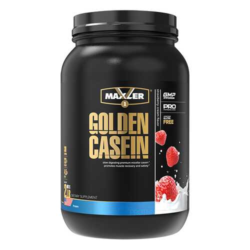 Казеиновый протеин MAXLER Golden Casein 908 гр (Клубника)