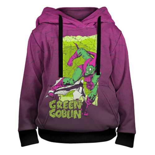 Детская толстовка 3D MARVEL, Green Goblin размер 104