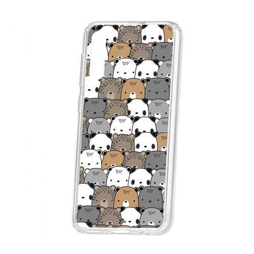 Чехол Kruche Samsung Galaxy A50 2019 Print Медвежата