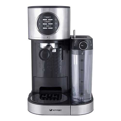 Рожковая кофеварка Kitfort КТ-703 Silver/Black