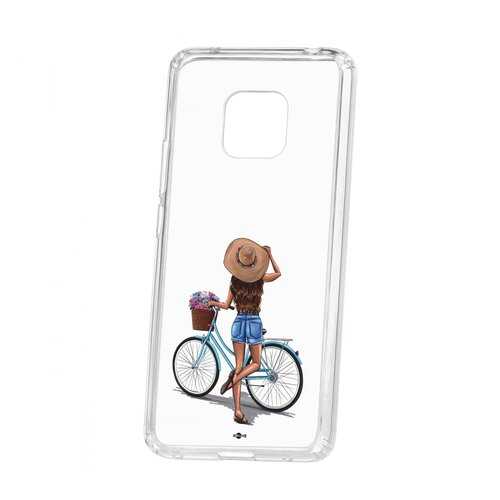 Чехол Kruche Huawei Mate 20 Pro Print Велосипедная прогулка