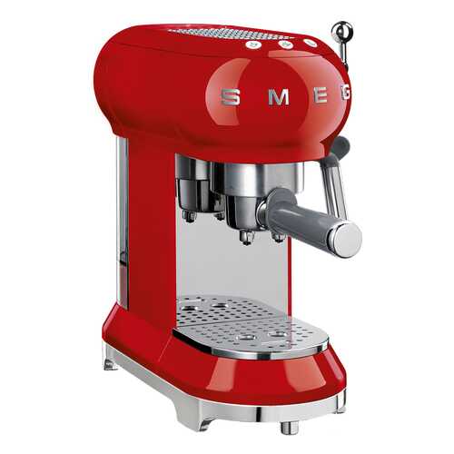 Рожковая кофеварка Smeg ECF01RDEU Red