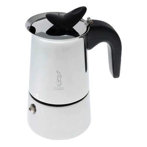 Кофеварка гейзерная Bialetti Musa Induzione 4272 Серебристый, черный