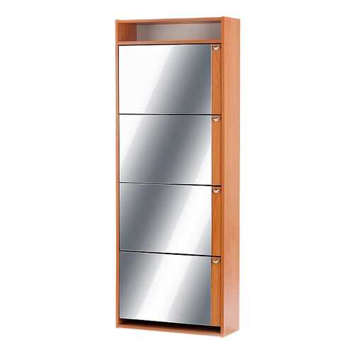 Обувница Вентал K-4S VEN_10000106 60,4х22,5х159,6 см, вишня/зеркальный