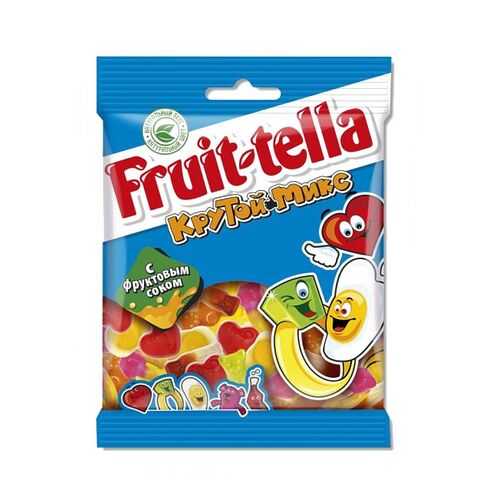 Жевательный мармелад Fruit-tella крутой микс с фруктовым соком 70 г
