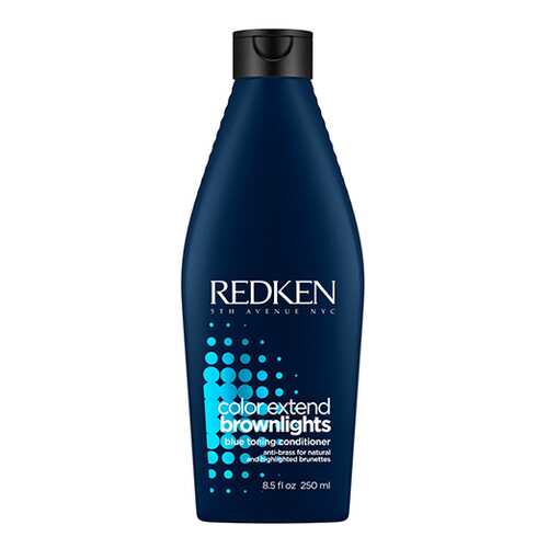 Бальзам с синим пигментом для нейтрализации тёмных волос Redken Brownlights 300 мл