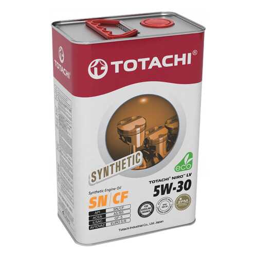 Моторное масло Totachi Niro LV Synthetic SN 5W-30 4л