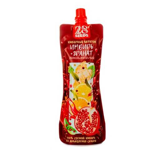 Напиток безалкогольный 28SEEDS Имбирь + Гранат 0.25л Россия