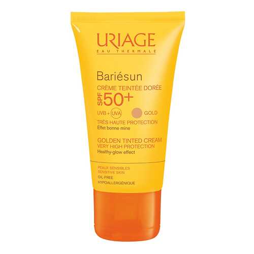 Тональный крем Uriage Bariesun SPF 50+ Золотистый 50 мл