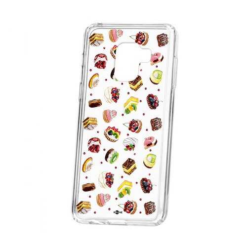 Чехол Kruche Samsung Galaxy A8 2018 (A530) Print Cake