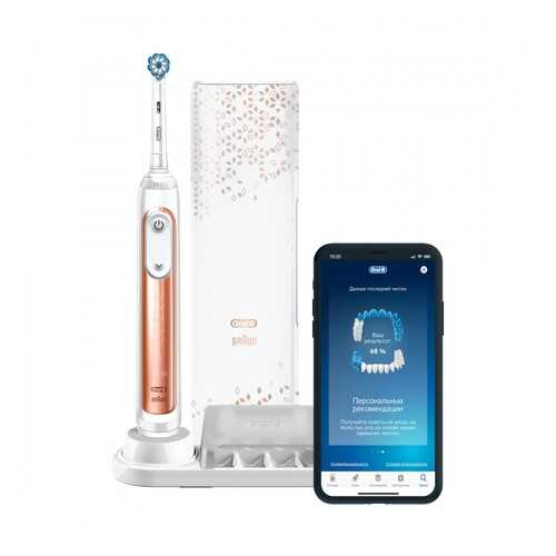 Электрическая зубная щетка Braun Oral-B GeniusX Sensi 20000N (D706.515.6X) Rose Gold