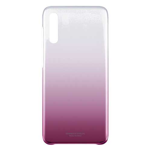 Чехол Samsung для A70 Pink/Transparent