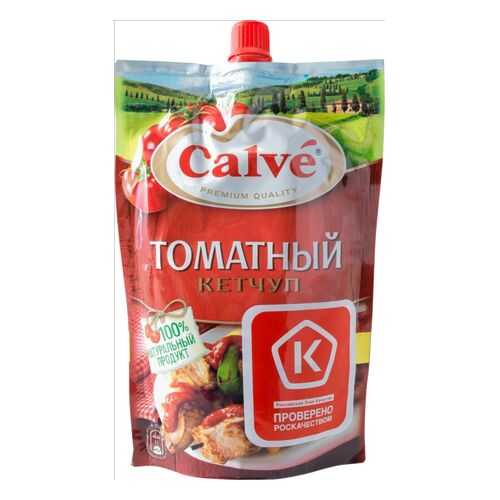 Кетчуп Calve томатный 350 г