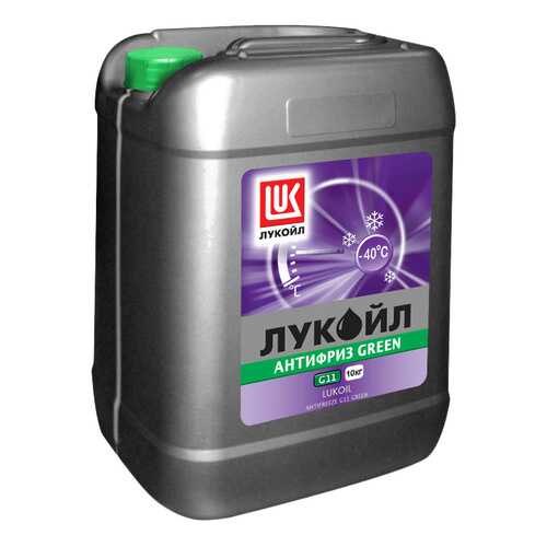 Антифриз LUKOIL Зеленый Готовый антифриз -41 10кг