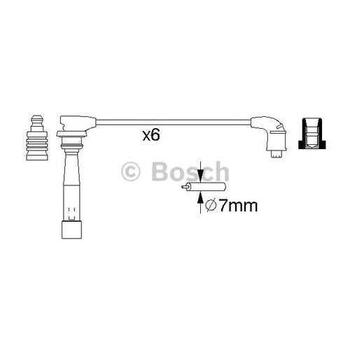 Провода высоковольтные Bosch 0986356992