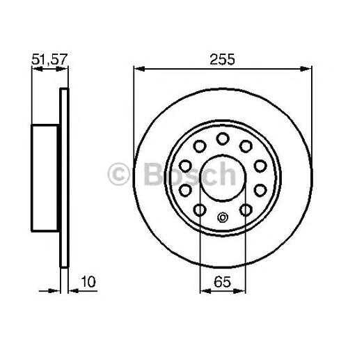 Тормозной диск Bosch 0986479099