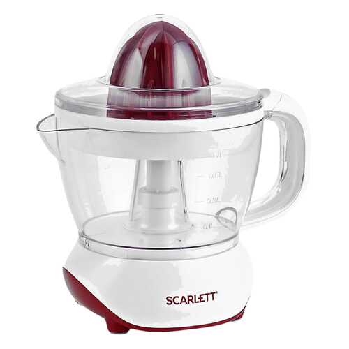 Соковыжималка для цитрусовых Scarlett SC-JE50C06 white/red