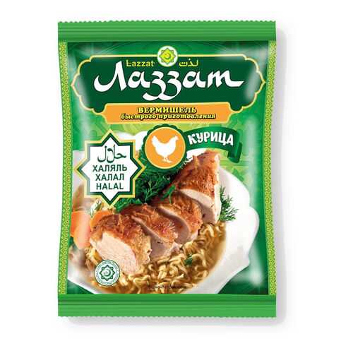Лапша халяль быстрого приготовления 12 шт