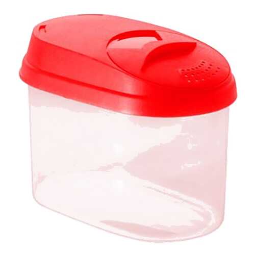 Банка для хранения Plastic Centre Пц3610 Прозрачный, красный