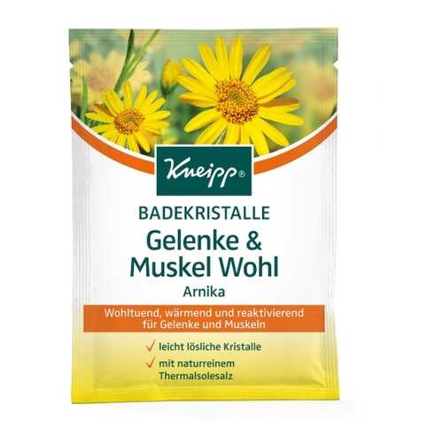 Кристаллы для ванн Kneipp для расслабления мышц с арникой