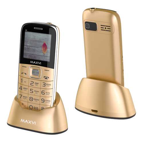 Мобильный телефон Maxvi B6 Gold