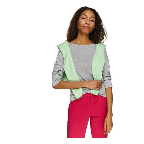 Лонгслив женский United Colors of Benetton CCC_3GA2E16A1 серый M