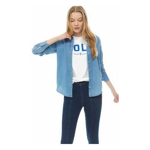 Рубашка женская Marc O’Polo 110942009/C41 синяя 34 EU