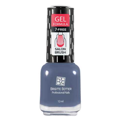 Лак с гелевым эффектом Brigitte Bottier Gel Formula тон 30 серо-синий, 12 мл