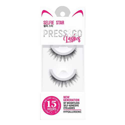 Накладные ресницы Selfie Star Press&Go Wednesday T8 2 шт