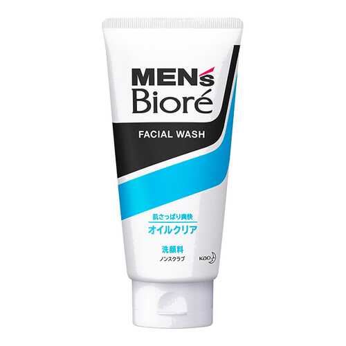Мужской крем-пенка для лица, для нормального типа кожи Kao Mens «Biore», 130 гр