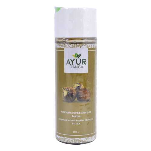 Шампунь РИТХА (Ayurvedic Herbal Shampoo REETHA) AYUR GANGA, 200мл