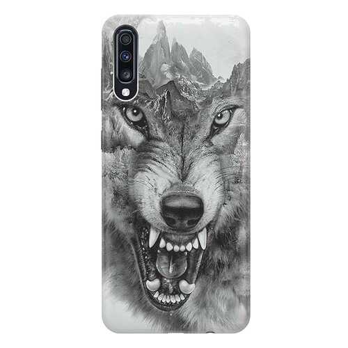 Чехол RE:PA для Samsung Galaxy A70 с принтом Волк в горах