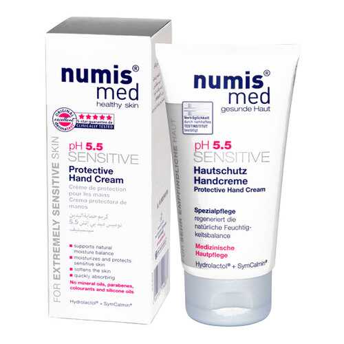 Защитный крем для рук «Сенситив pH 5.5» NUMIS MED, 75 мл