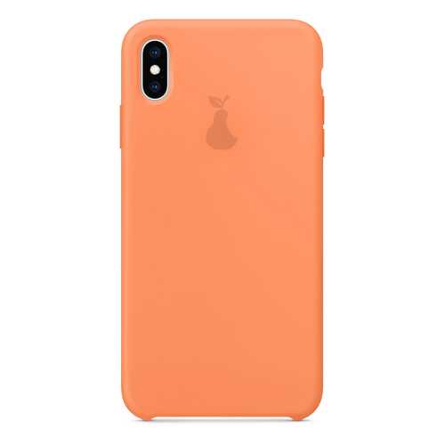 Чехол Silicone Case для iPhone XS Max, оранжевый, SCIPXSM-02-CLEM