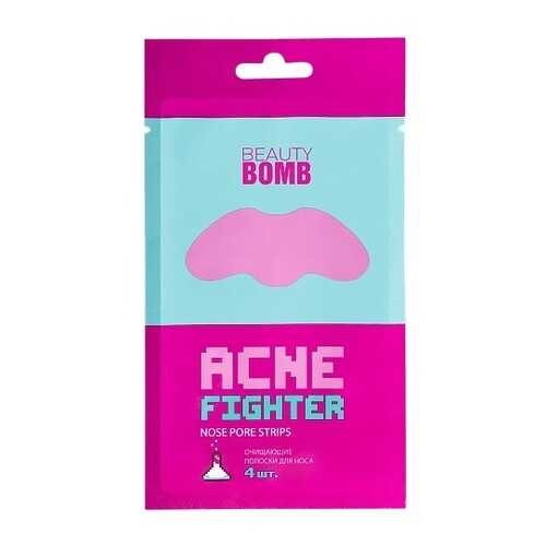 BEAUTY BOMB Очищающие полоски для носа ACNE FIGHTER 4шт