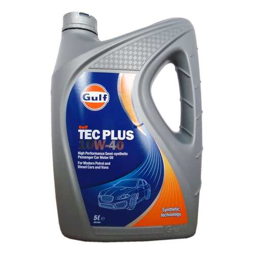 Моторное масло Gulf Tес Plus 10W-40 5л