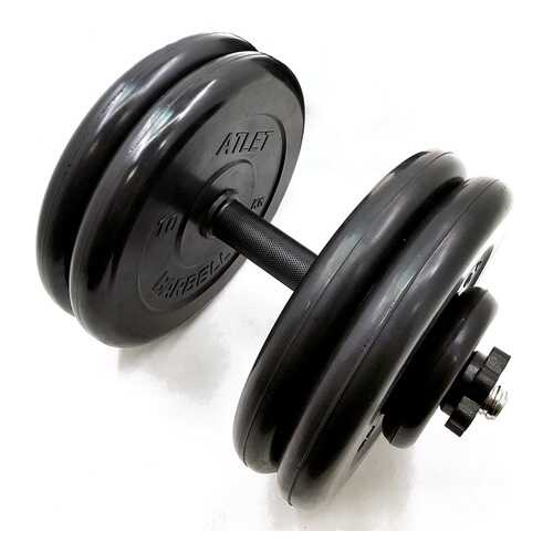 Гантель разборная MB Barbell Atlet 25 мм, 45 кг