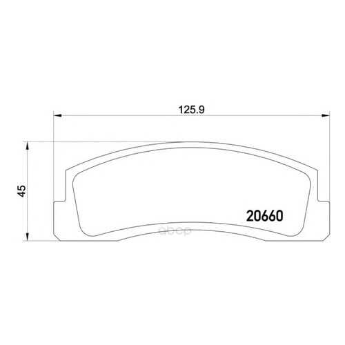 Колодки тормозные дисковые передние lada nadeschda 97-, niva 76- Textar 2066001
