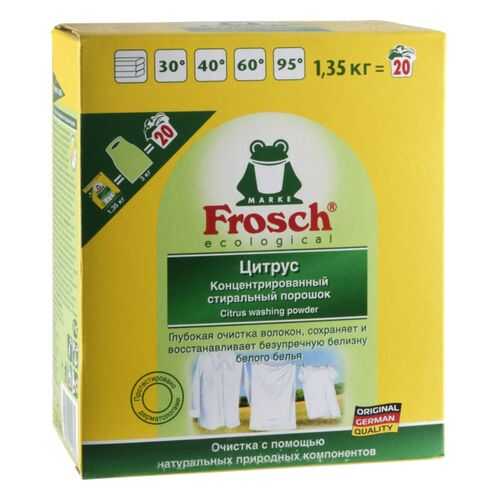 Порошок для стирки Frosch citrus универсальный 1.35 кг